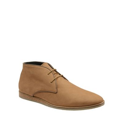 Tan 'Cuckoo' mens lace up ankle boots